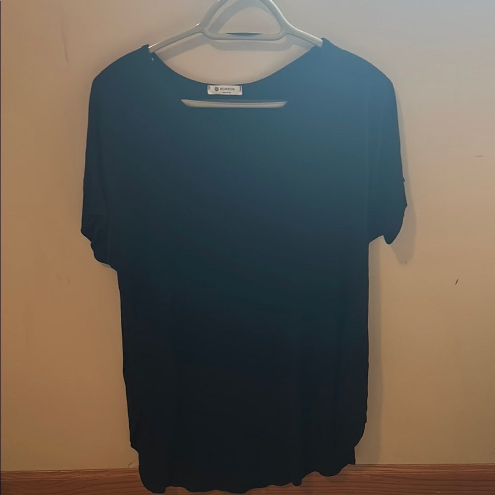 Green Short Sleeve T-Shirt Casual Top